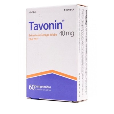 TAVONIN  40 MG COMPRIMIDOS...