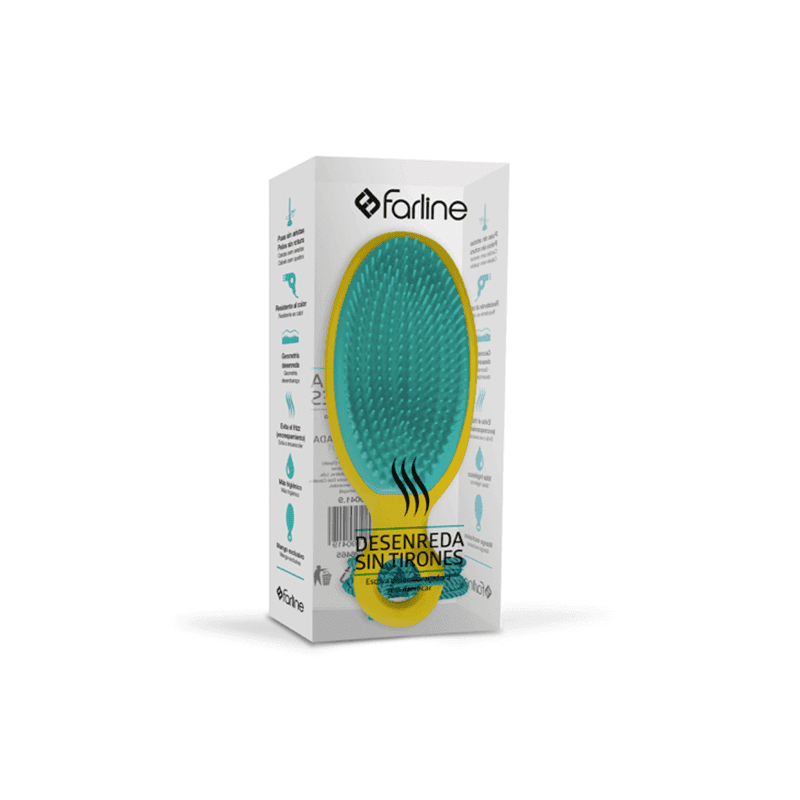 Farline Cepillo Desenredante Amarillo 1ud