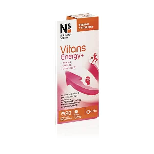 NS Vitans Energy+ 20 comprimidos efervescentes